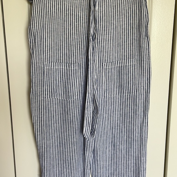 Cartonnier Striped Linen Conductor Boiler Jumpsuit 🚂 - Picture 4 of 6